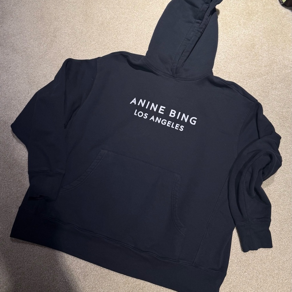 Anine Bing Black Hoodie
